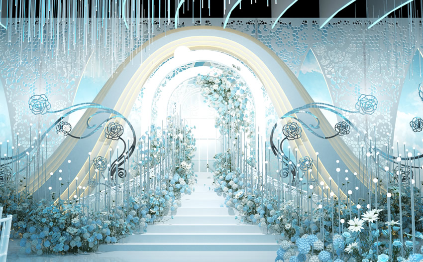 黄龙釡香烙馍村水晶厅效果展示