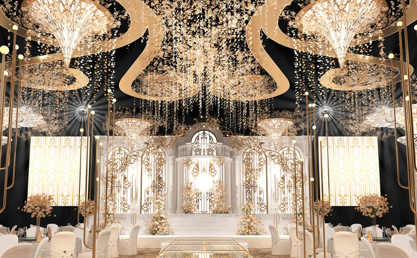 黄龙花木兰喜事汇金色大厅效果展示